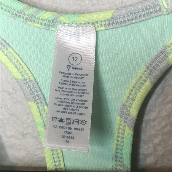 Lululemon Ivivva Geometric Patterned Tank Top - Picture 3 of 6